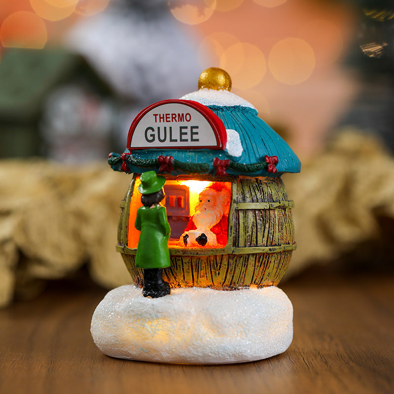 Christmas Village Ornaments for Cozy Holiday Displays