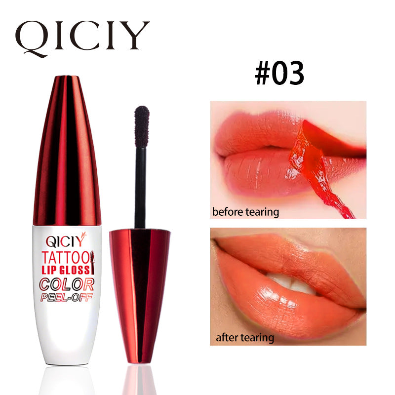 Peel-Off Lip Gloss for Long-Lasting Glossy Lip Tint