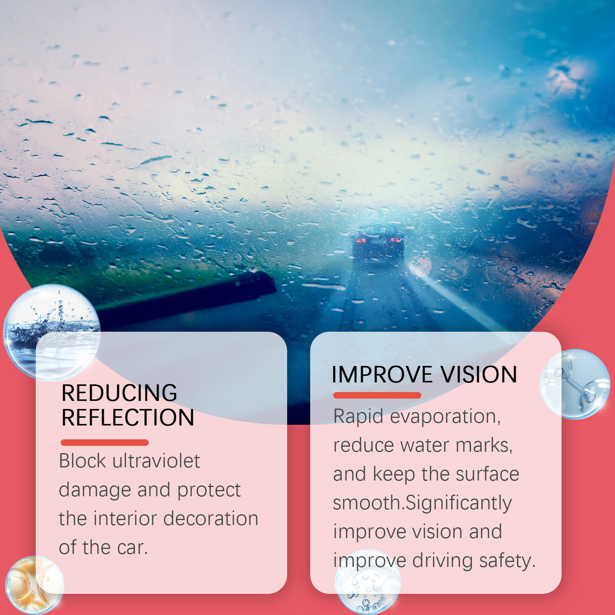 Windshield Oil Film Cleaner for Clearer Driving Vision