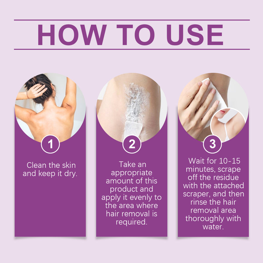 Body Hair Removal Mousse for Gentle Smooth Underarms