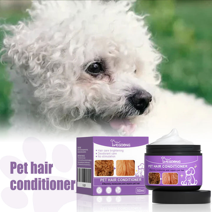 Pet Hair Conditioner for Soft, Glossy, Tangle-Free Fur