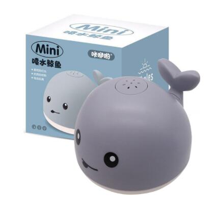 Baby Bath Toy Whale Sprinkler With Colorful Lights