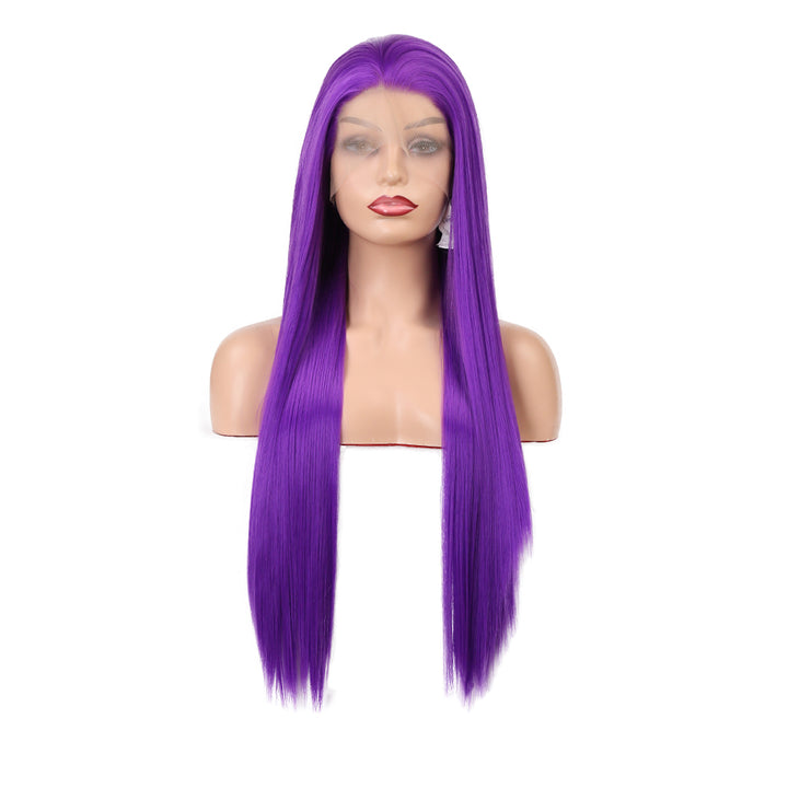 Lace Front Purple Wig for Instant Long, Bold Style