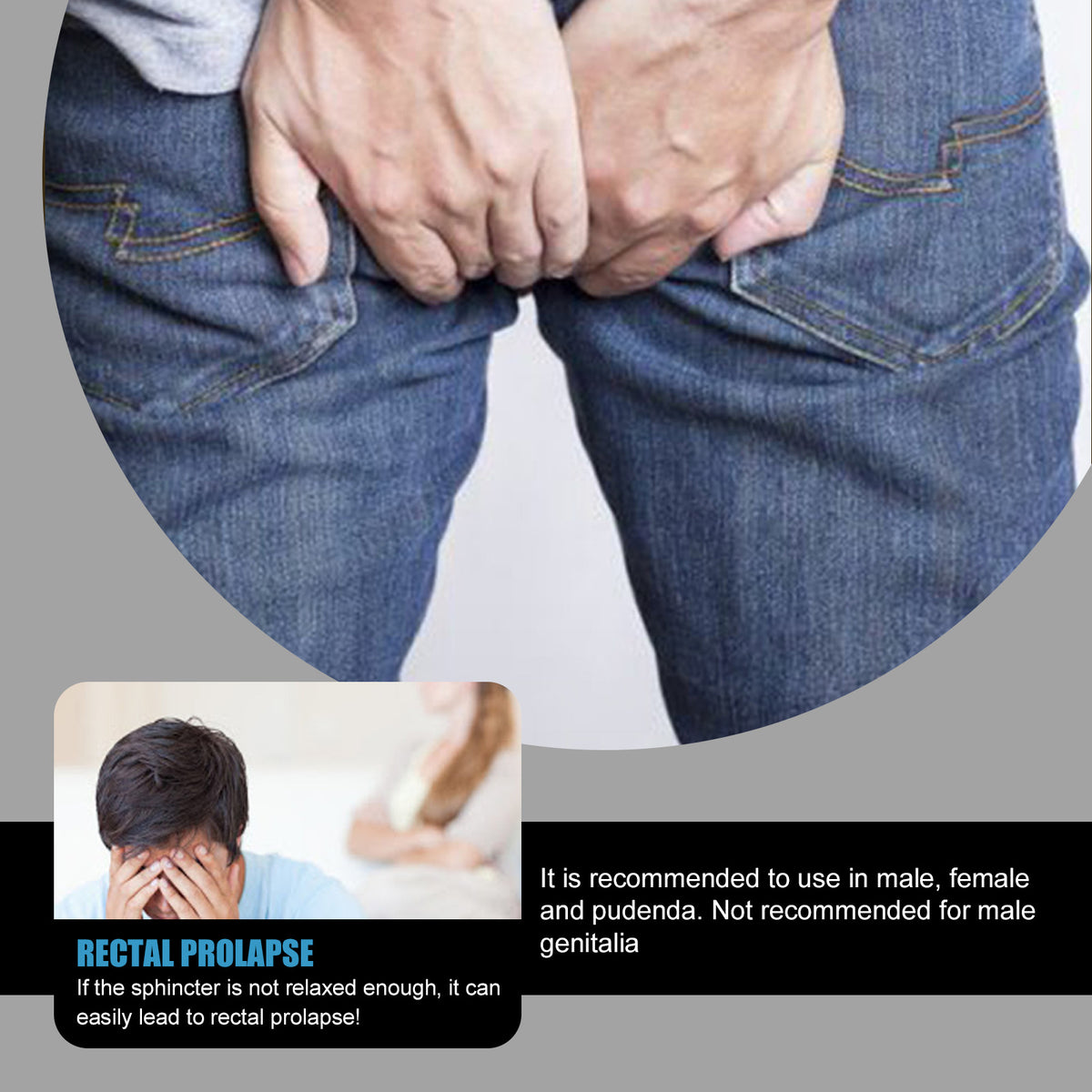 Posterior Relaxation Spray for External Comfort Care