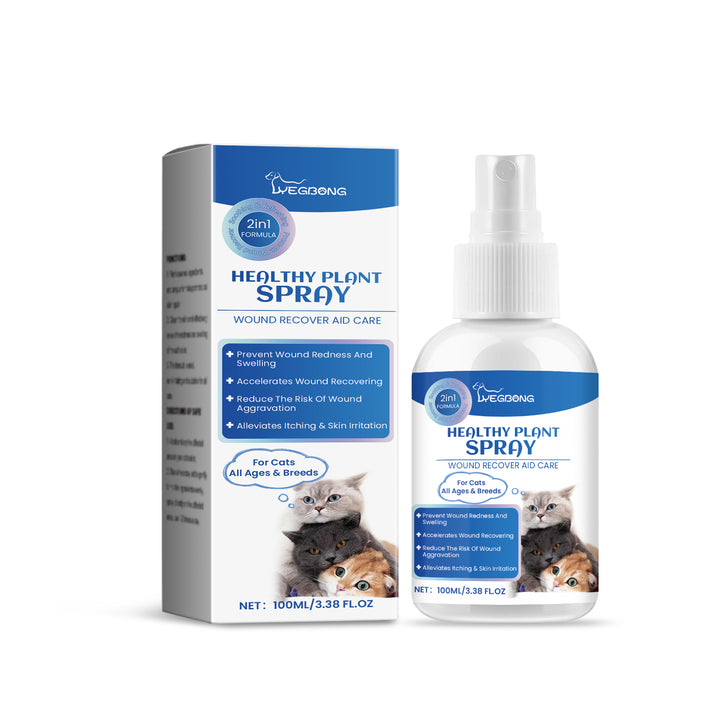 Cat Skin Care Spray for Gentle Wound & Itch Relief