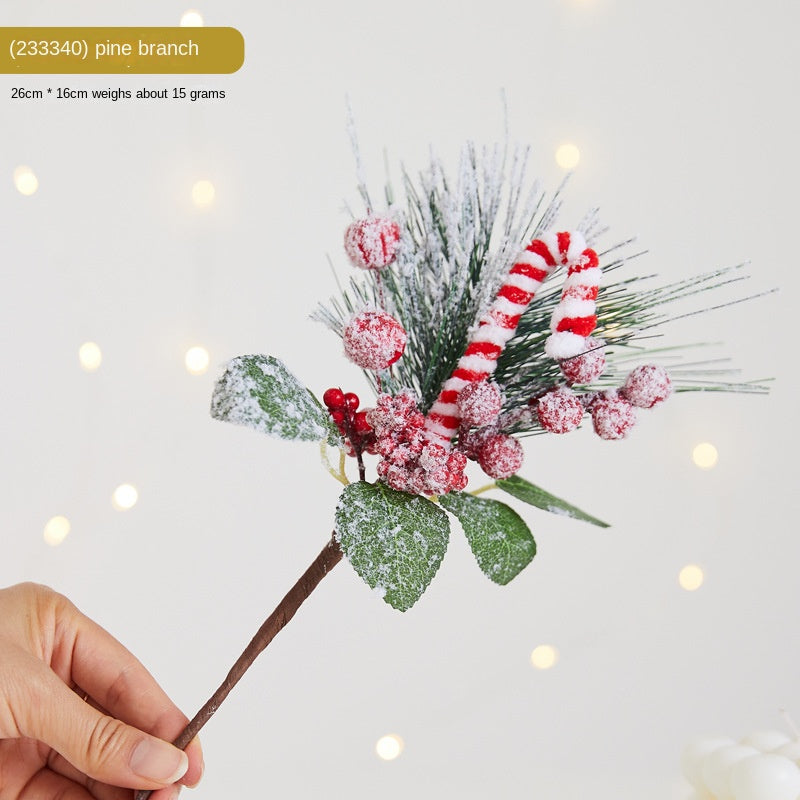 Christmas Pine Branch Decoration for Festive Displays