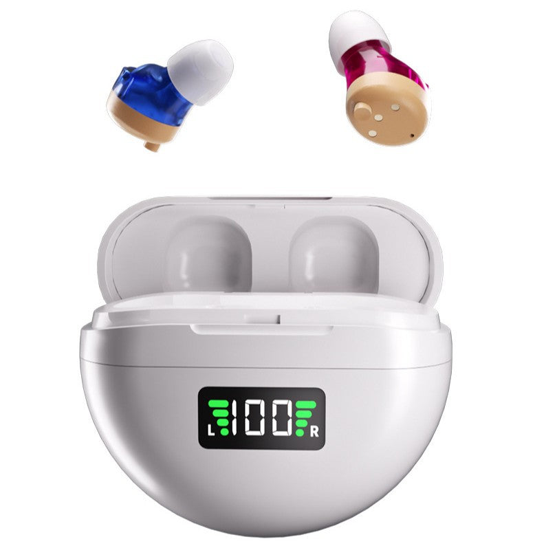 Discreet In-Ear Listening Aid with 25-Hour Battery