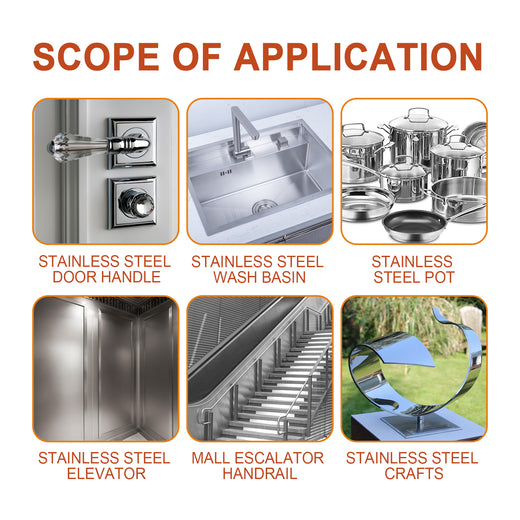 Stainless Steel Cleaner & Polish — Anti-Fingerprint Shine