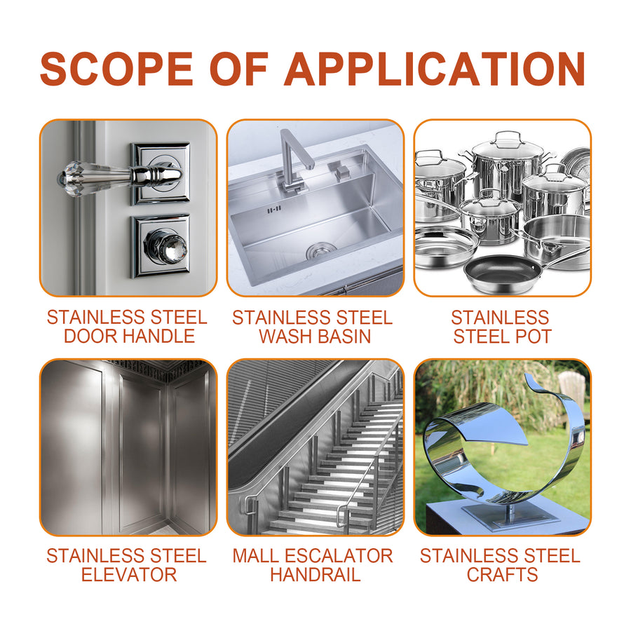 Stainless Steel Cleaner & Polish — Anti-Fingerprint Shine