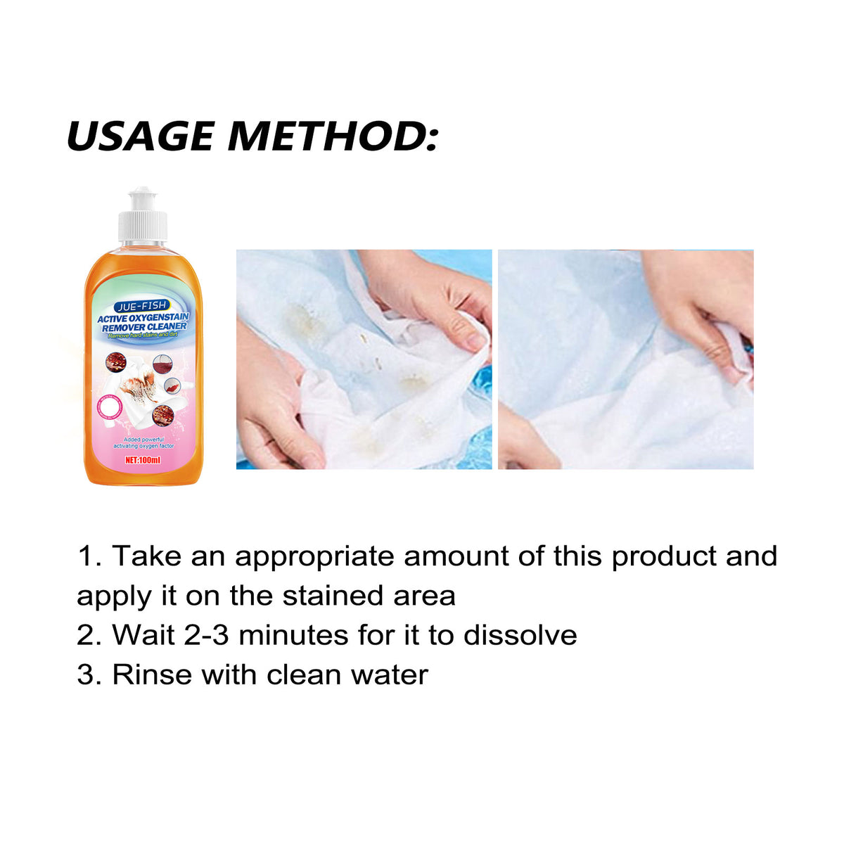 Clothes Stain Remover for Stubborn Laundry Stains