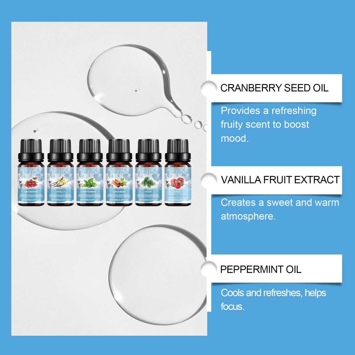 Aromatherapy Oil Set for Cozy Winter Relaxation