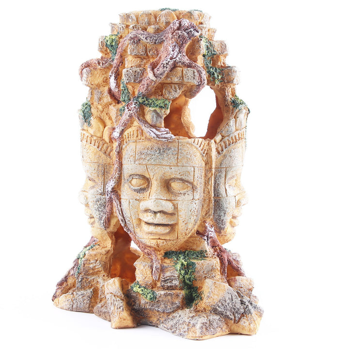 Resin Temple Cave Aquarium Decor for Fish Hideouts