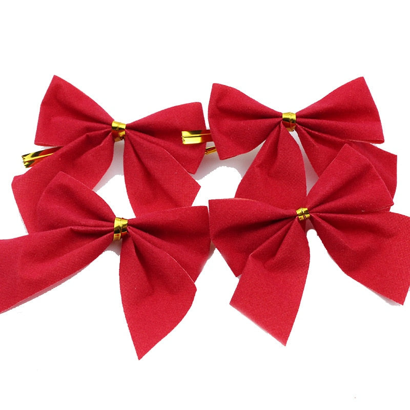 Christmas Bows Set: 100pcs for Fuller Holiday Decor