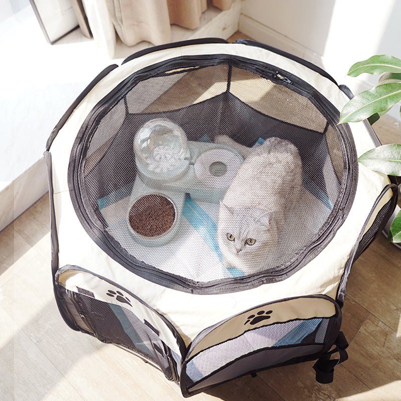 Foldable Pet Playpen for Dogs & Cats | Ventilated