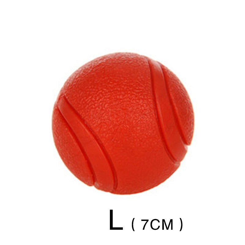 Dog Rubber Ball Toy for Durable Fetch and Chew Play