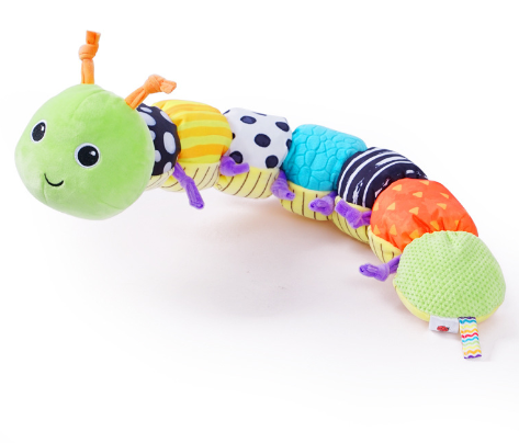 Baby Caterpillar Height Ruler Plush Comfort Toy for Infants
