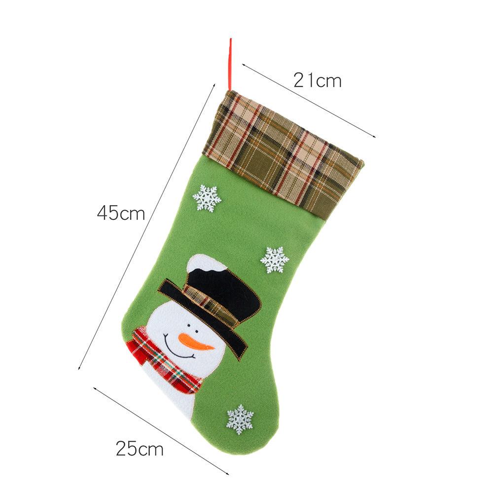 Christmas Stocking Set With Festive Character Designs
