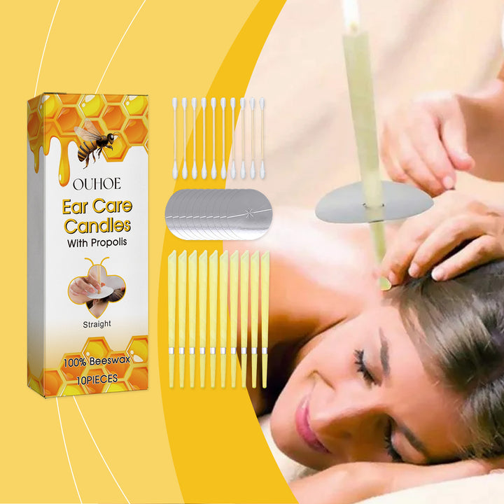 Beeswax Ear Candle Set for a Gentle Wellness Ritual