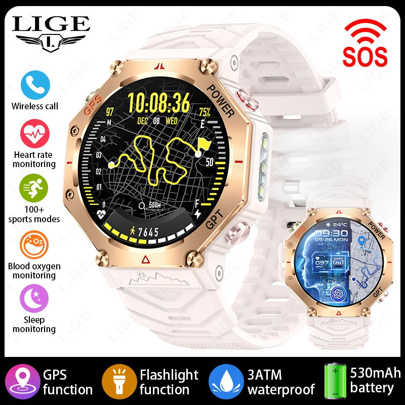GPS Smartwatch with Fitness Tracking & Wireless Calls