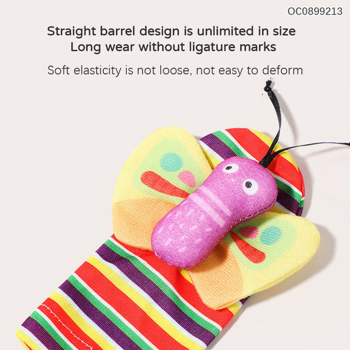 Baby Wrist Rattles for Sensory Play and Tummy Time