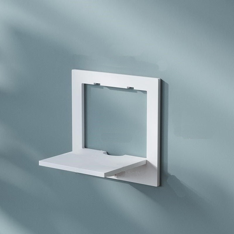 White Hexagon Wall Shelves for Bedroom and TV Wall Decor