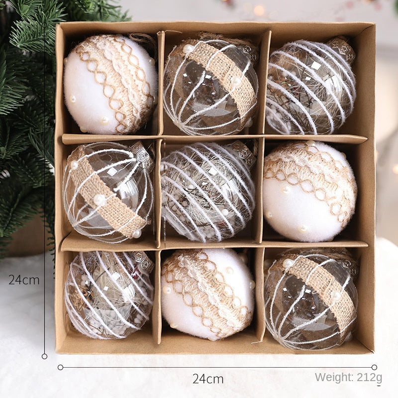 Transparent Christmas Ornaments For Rustic Tree Decor