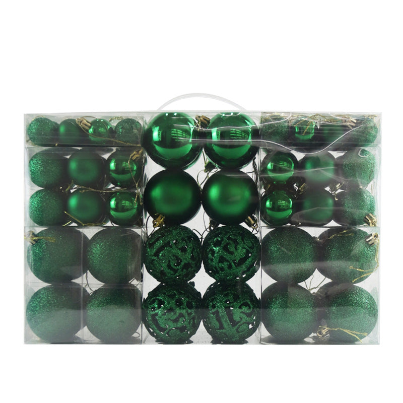 100-Piece Christmas Ornament Ball Set for Full Trees