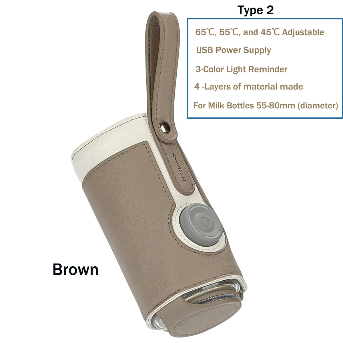 Portable Baby Bottle Warmer: Warm Milk Anywhere USB