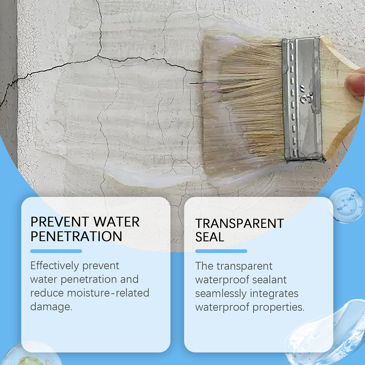 Waterproof Glue Sealant for Invisible Household Leak Repairs