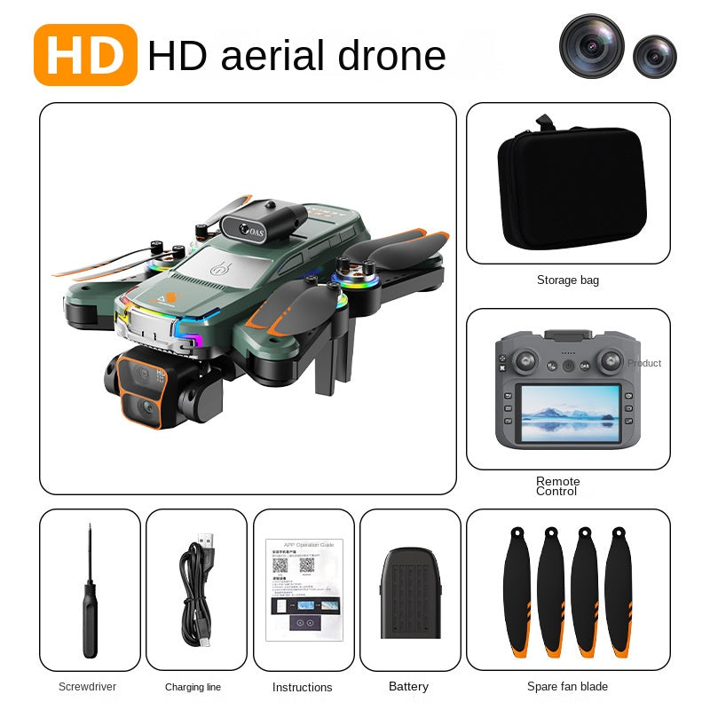 Foldable HD Camera Drone with Obstacle Avoidance Sensor