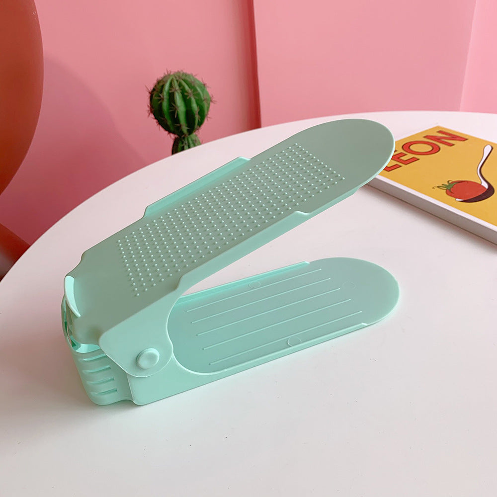 Shoe Rack, Adjustable Double-Layer for Small Spaces