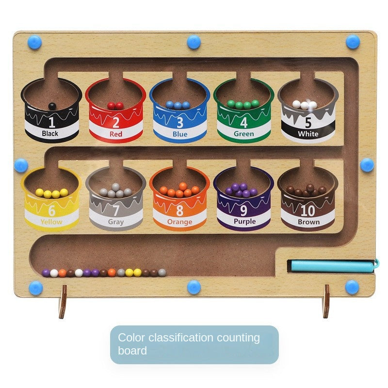 Wooden Counting Board for Screen-Free Learning Play
