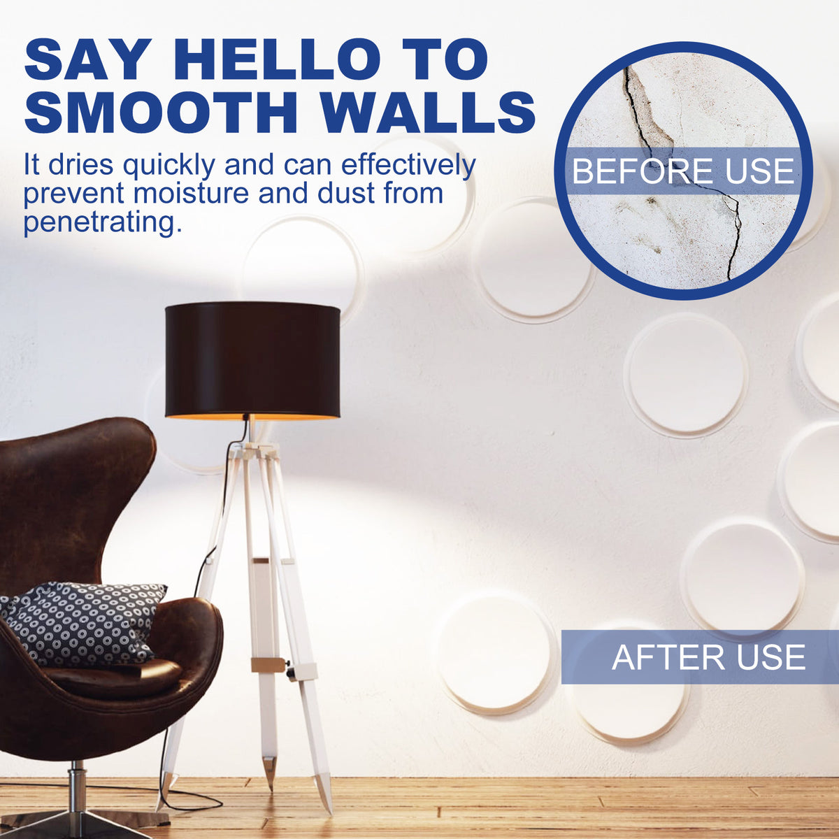 Wall Repair Paste for Fast Crack & Hole Touch-Ups