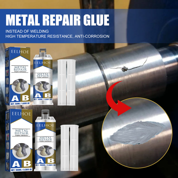 Metal Repair Glue for Cracks, Leaks and High-Heat Repairs