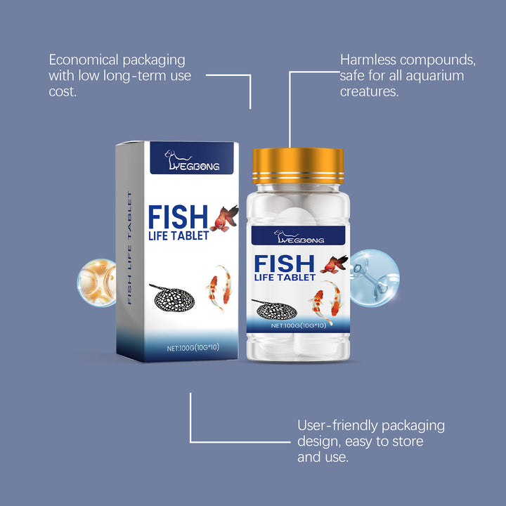 Aquarium Salt Tablets for Stable Aquarium Water Quality