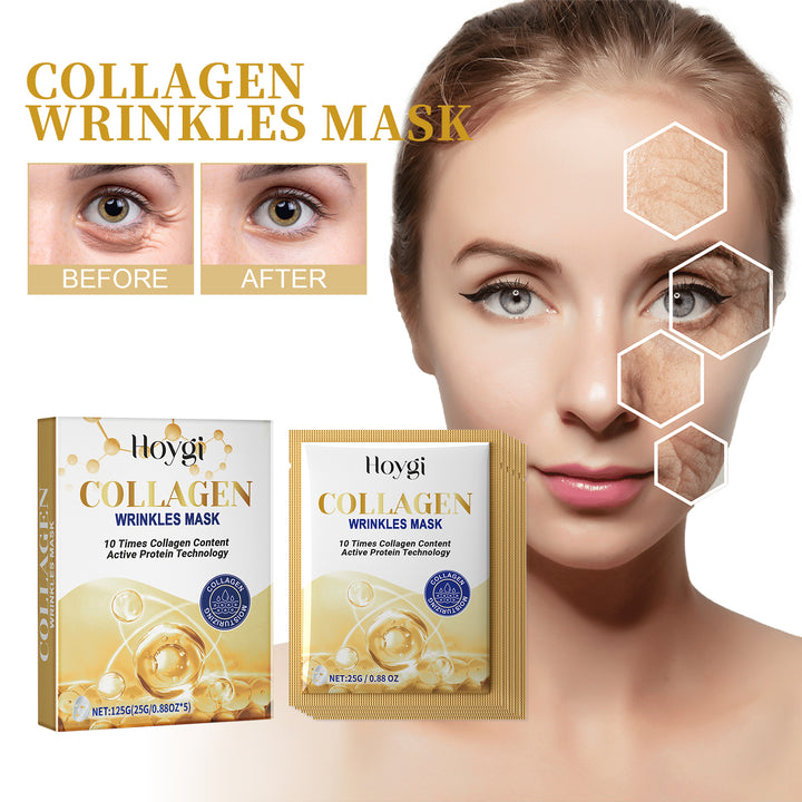 Collagen Facial Sheet Masks for Dry, Fine-Line Skin