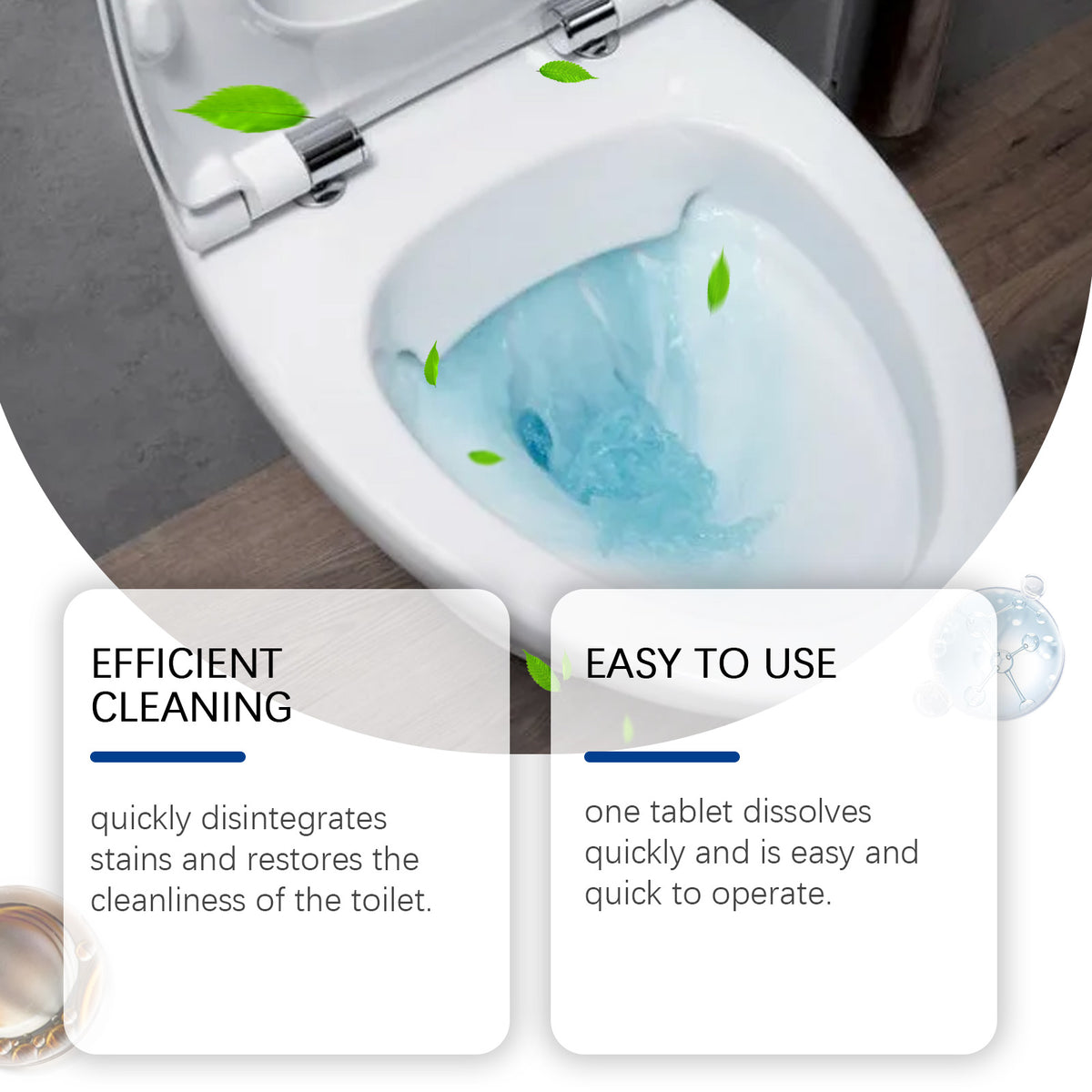 Toilet Cleaning Tablets for Fresh, Cleaner-Looking Bowls