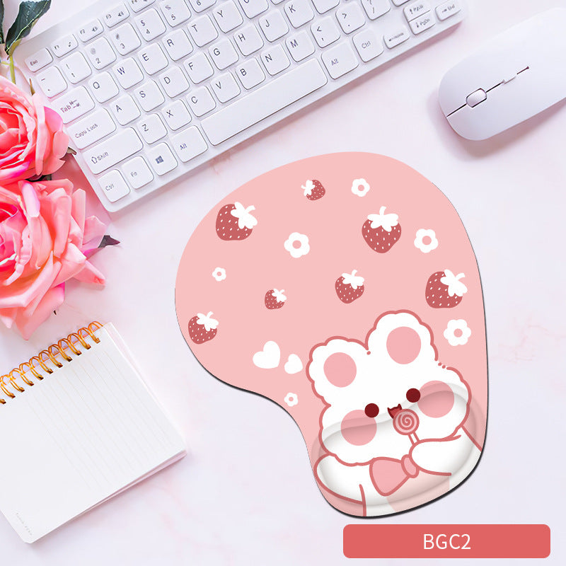 Silicone Wrist Mouse Pad with Cushioned Wrist Support