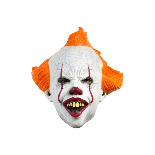 Horrifying Halloween Clown Mask for Scary Costumes