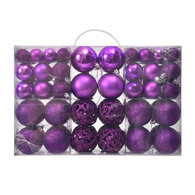 100-Piece Christmas Ornament Ball Set for Full Trees