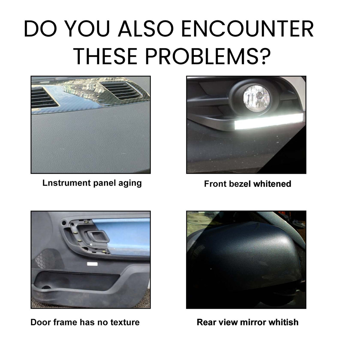 Automotive Plastic Restorer Wax for UV Protection