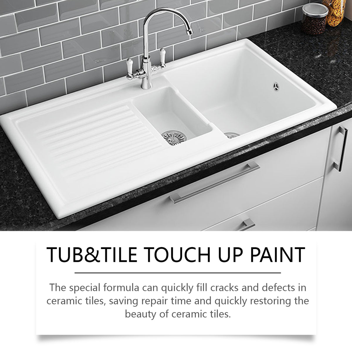 Tile Repair Paint for Quick Tub, Tile & Ceramic Touch-Ups