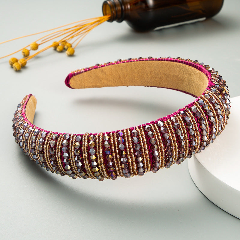 Hand-Woven Beaded Hair Hoop for Instant Polished Style