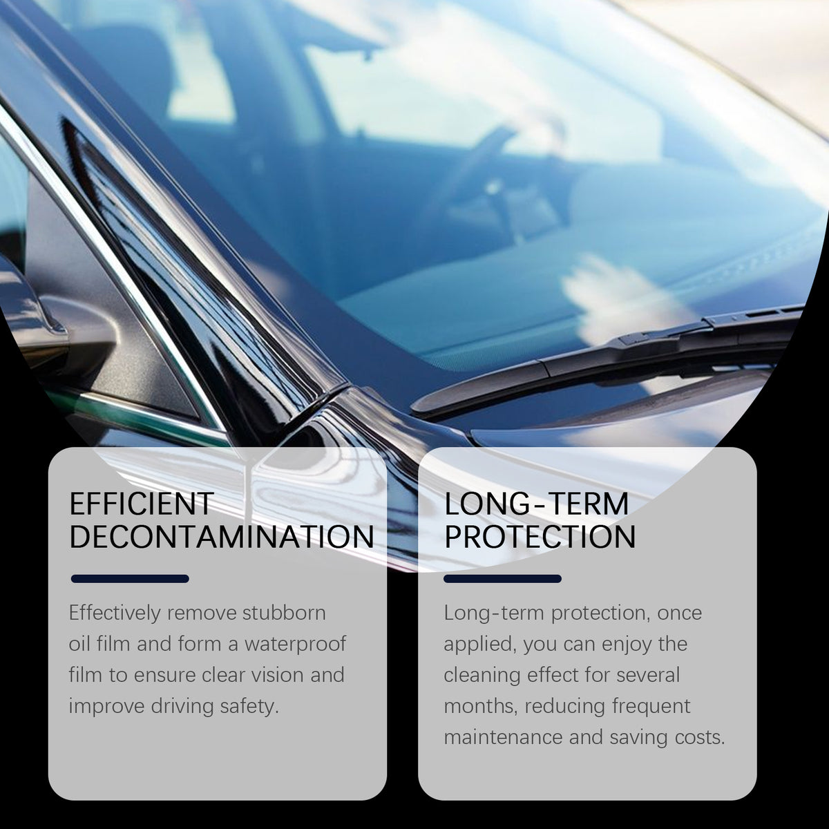 Automotive Glass Cleaner for Clearer Driving Vision