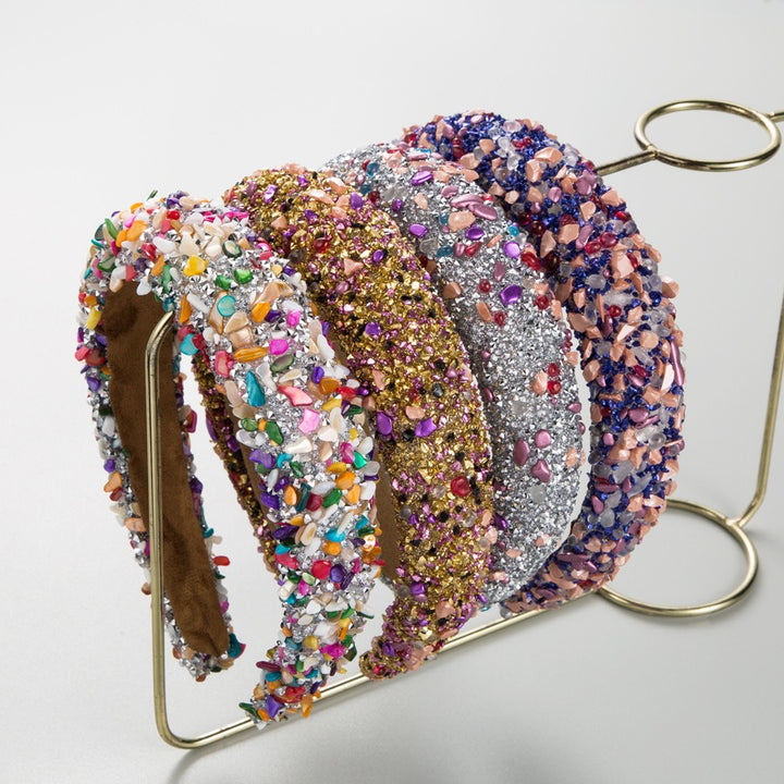 Crystal Hair Hoop Headband for Statement Party Style