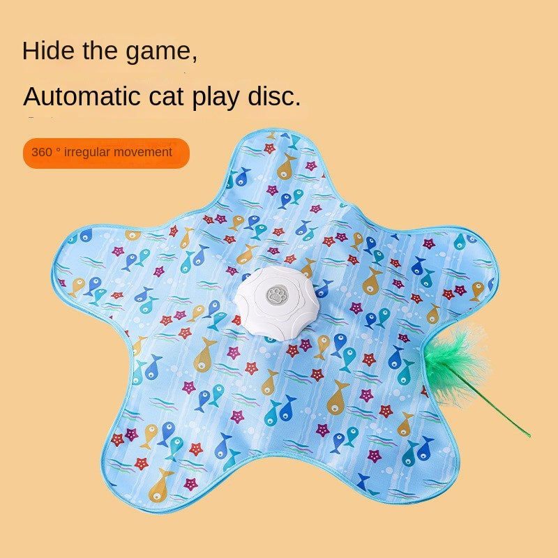 Rechargeable Cat Interactive Toy Mat for Hunting Play