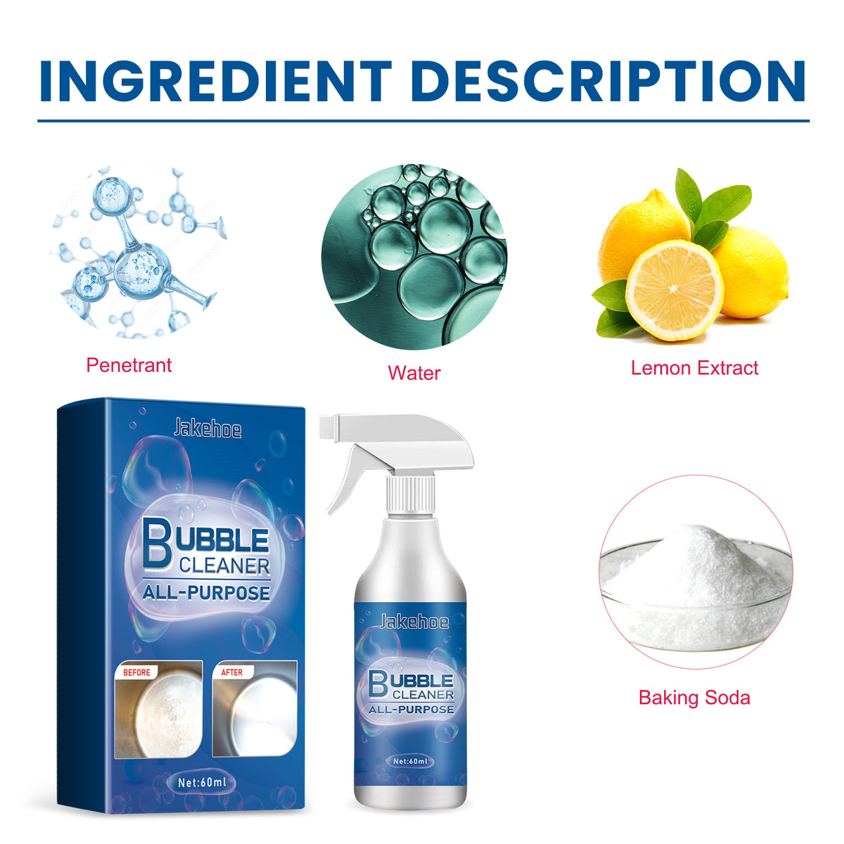 Multi-Purpose Foam Cleaner Set for Tough Kitchen Grease