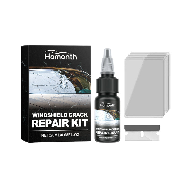 Windshield Crack Repair Kit for Clearer Glass DIY Solution