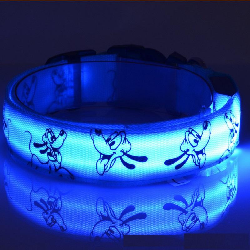 LED Dog Collar for Night Walks: Glows Visible in the Dark