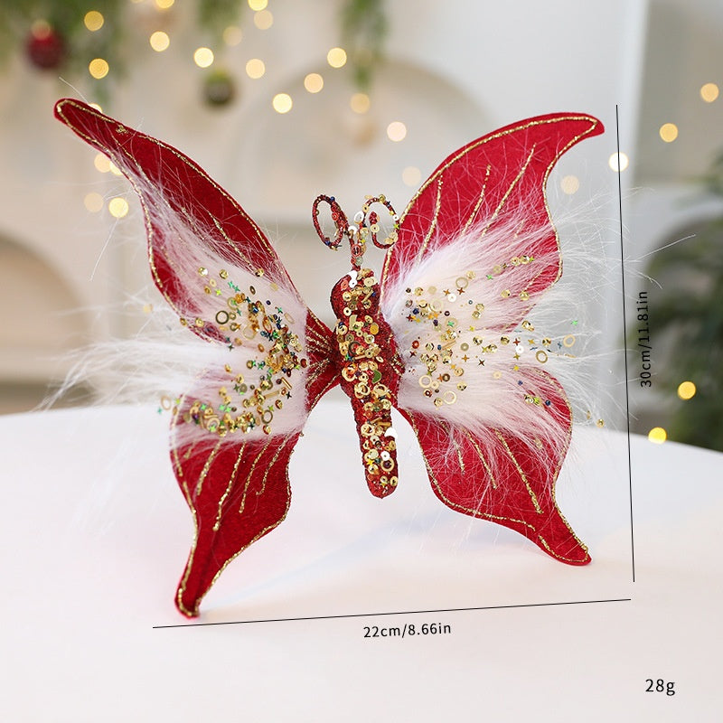 Christmas Fabric Butterflies for Sparkling Displays